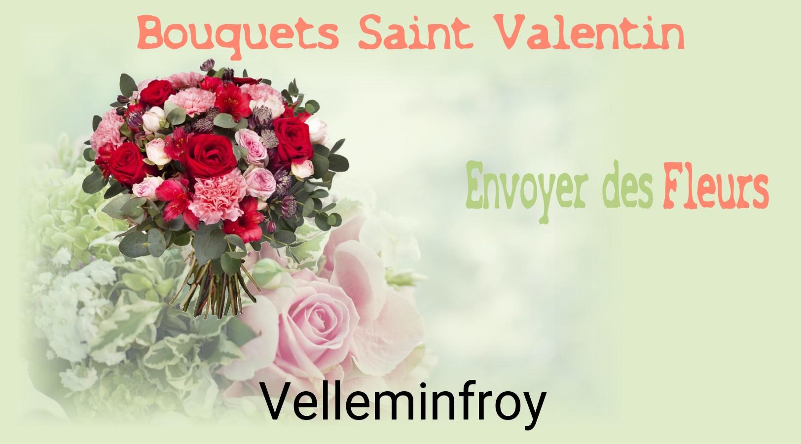Roses de Saint-Valentin livrées à Velleminfroy